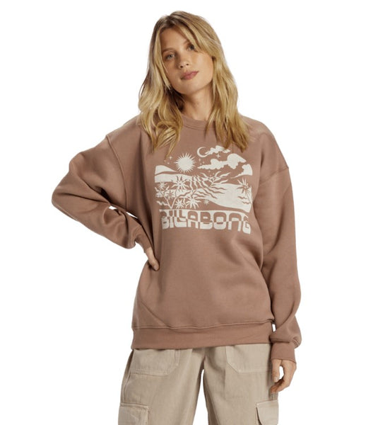 Billabong Womens Sweatshirt White Space