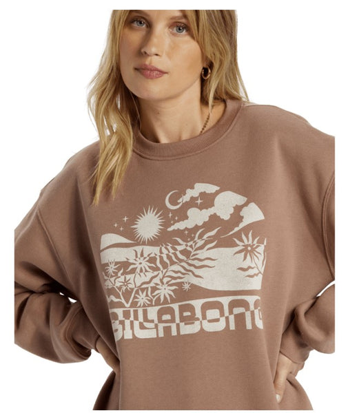 Billabong Womens Sweatshirt White Space