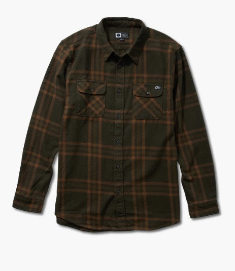 Salty Crew Mens Shirt Landfall Flannel