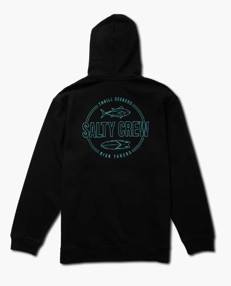 Salty Crew Mens Sweatshirt Outlined Zip Fleece