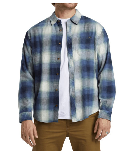 Billabong Mens Shirt Coastline Long Sleeve Flannel