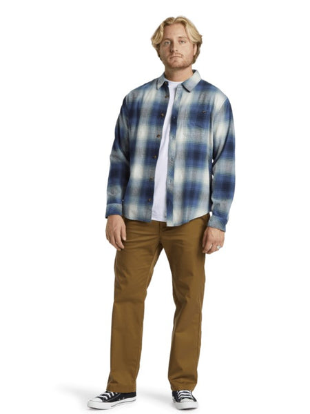 Billabong Mens Shirt Coastline Long Sleeve Flannel