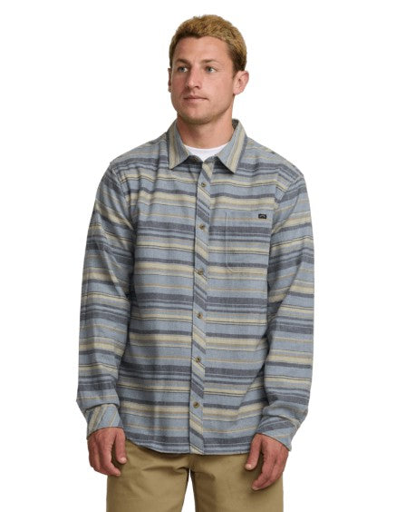 Billabong Mens Shirt Coastline Long Sleeve Flannel