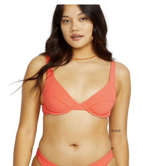 Billabong Womens Bikini Top In The Loop Marina Underwire