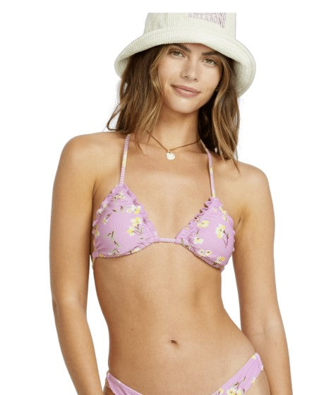 Billabong Womens Bikini Top Peaceful Petals Lula Tri