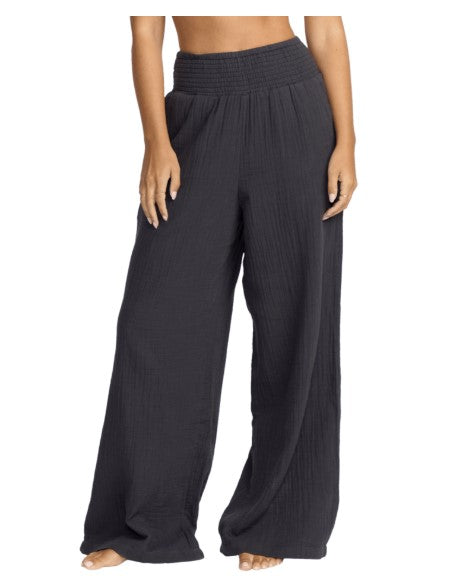 Billabong Womens Pants New Waves Gauze Elastic Waist