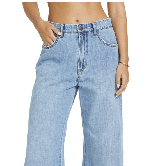 Billabong Womens Pants Washed By The Sun Denim