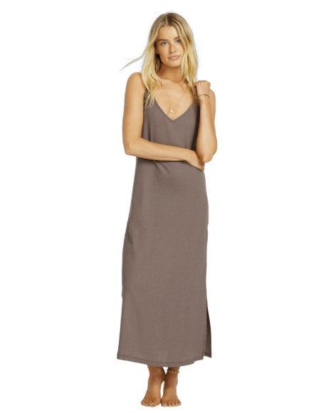 Billabong Womens Dress Night Waves Midi