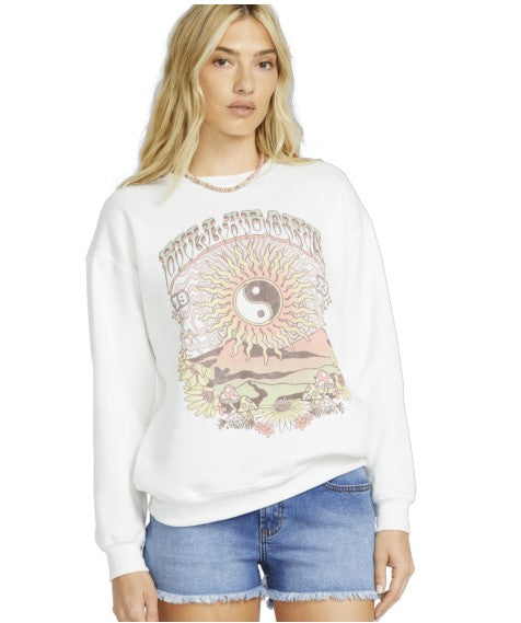 Billabong Womens Sweatshirt Balanced Out Crew