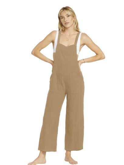 Billabong Womens Jumpsuit Pacific Time Romper Jumpsuit