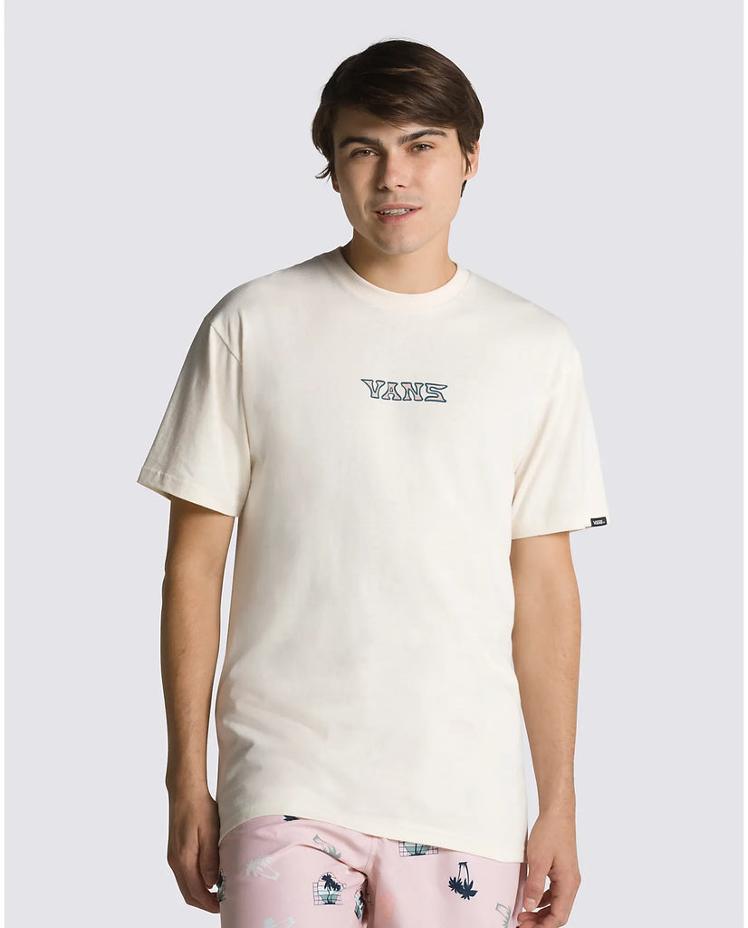 Vans white 2024 t shirt mens