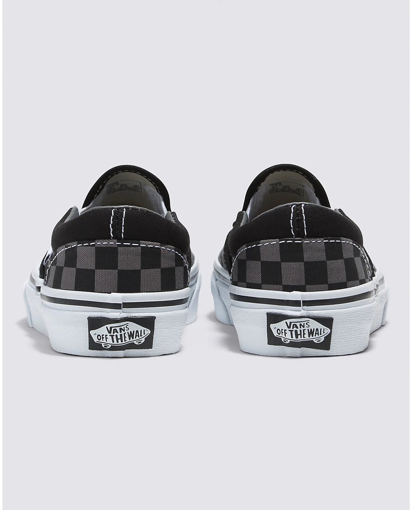 Vans Boys Checkerboard Classic Slip On Canvas Shoes