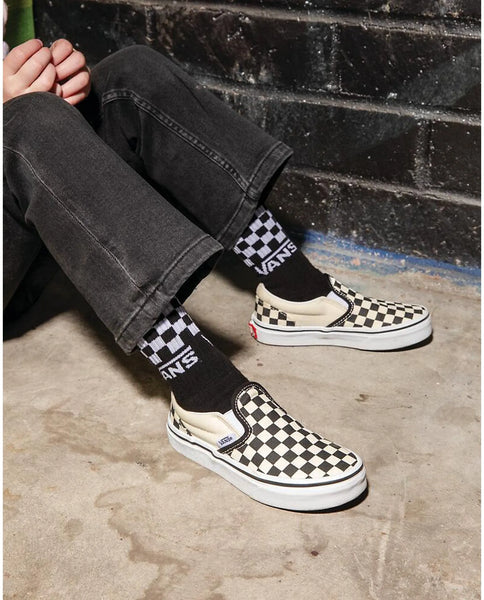 Vans Kids Shoes Classic Slip-On Checkerboard