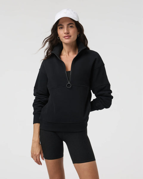 Vuori Womens Sweatshirt Sedona Rib Half Zip