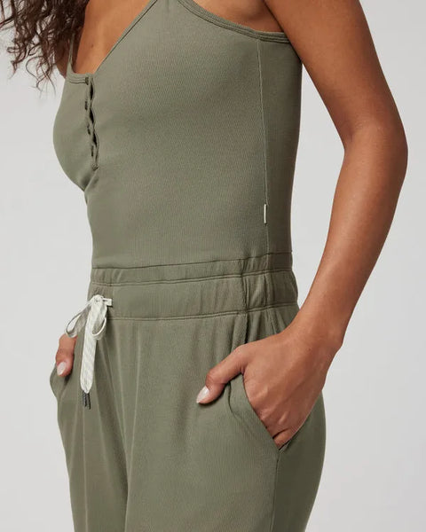 Vuori Womens Jumpsuit Pose Henley