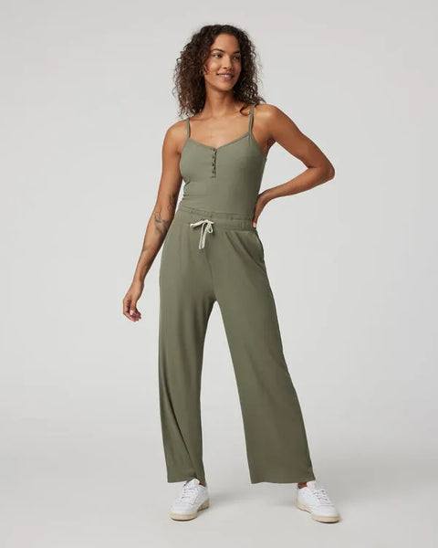 Vuori Womens Jumpsuit Pose Henley