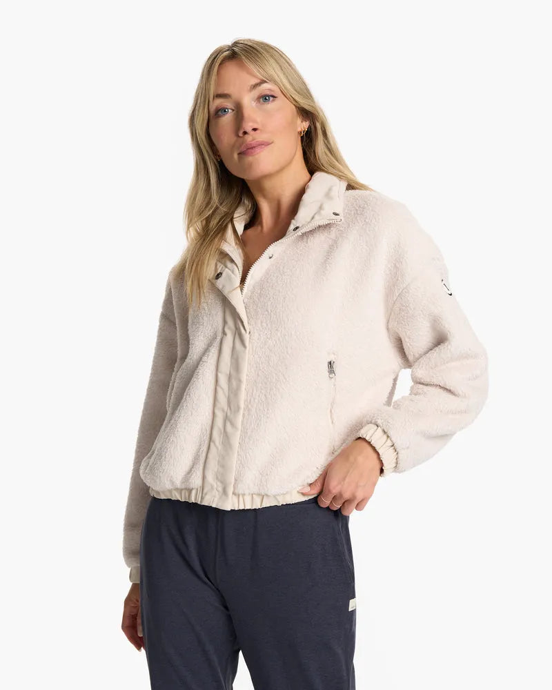 Cozy Sherpa Fleece Jacket - Women's