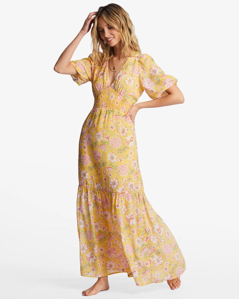 Yellow on sale billabong dress