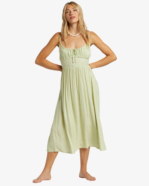 Billabong Womens Dress Texas Beach Midi