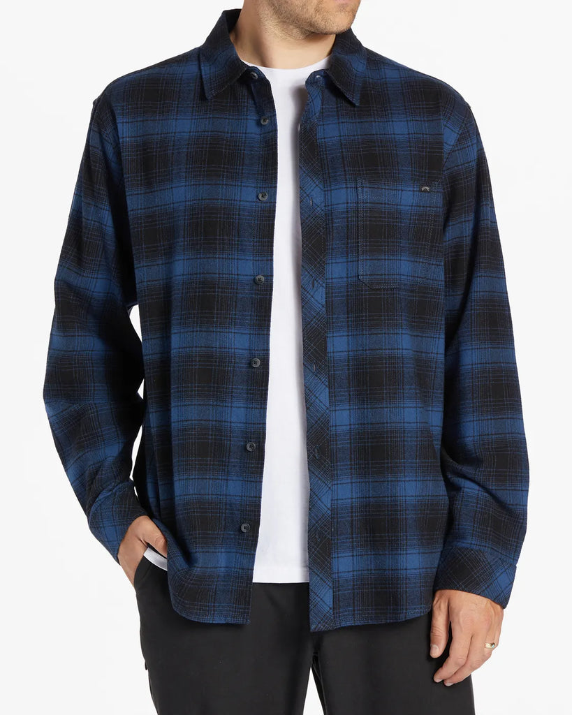 Billabong NEW Coastline sale Stretch Flannel