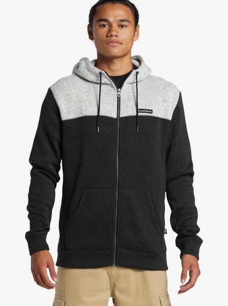 Quiksilver Mens Sweatshirt Keller Block Zip Up Hoodie