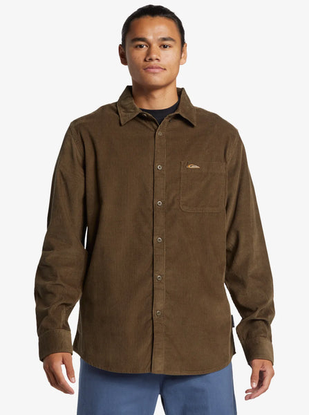 Quiksilver Mens Shirt Smoke Trail Corduroy