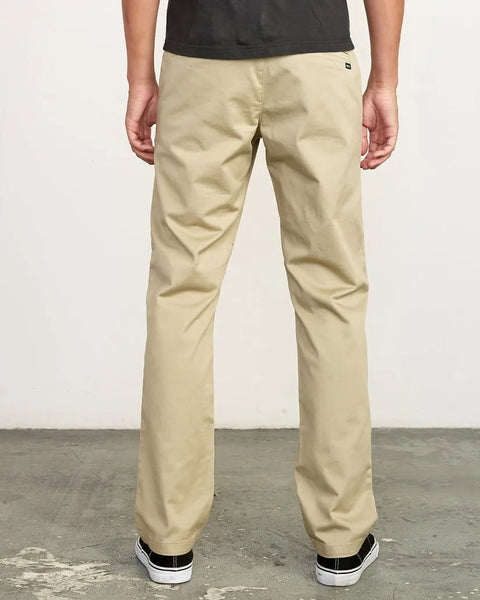 RVCA Mens Pants The Weekend Stretch Straight Fit