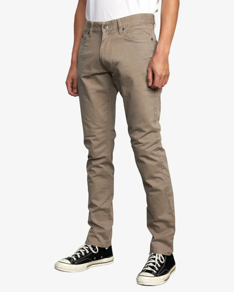 RVCA Mens Pants Daggers Twill Slim Fit