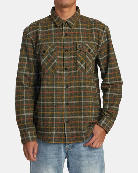 RVCA Mens Shirt Hughes Flannel