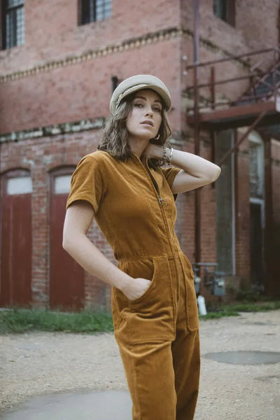 Brixton Womens Pants Utility Jumpsuit