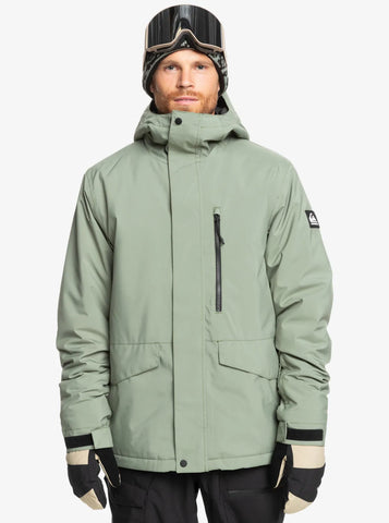 Quiksilver Mens Snow Jacket Mission Solid