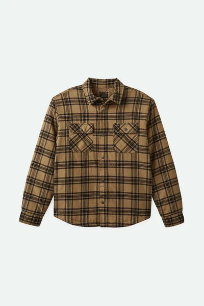 Brixton Mens Shirt Bowery Quilted Flannel