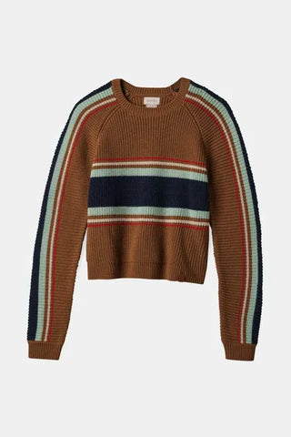 Brixton Womens Sweater Racing Stripe Crew