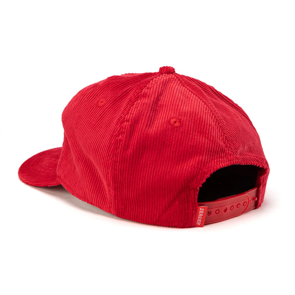 Seager Hat Big Red Corduroy Snapback