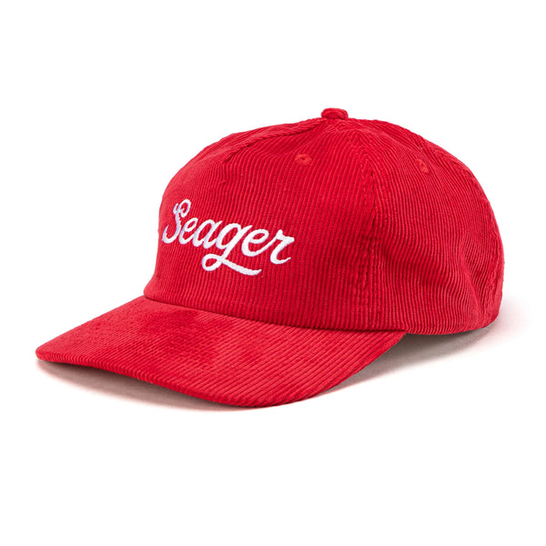 Seager Hat Big Red Corduroy Snapback