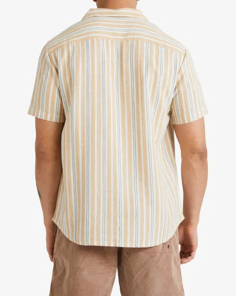 RVCA Mens Woven Beat Stripe