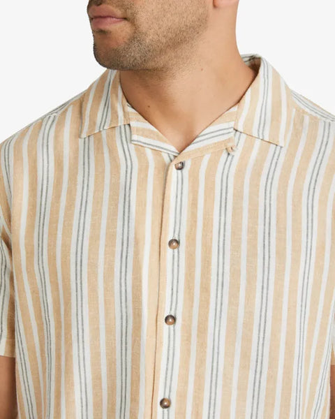 RVCA Mens Woven Beat Stripe