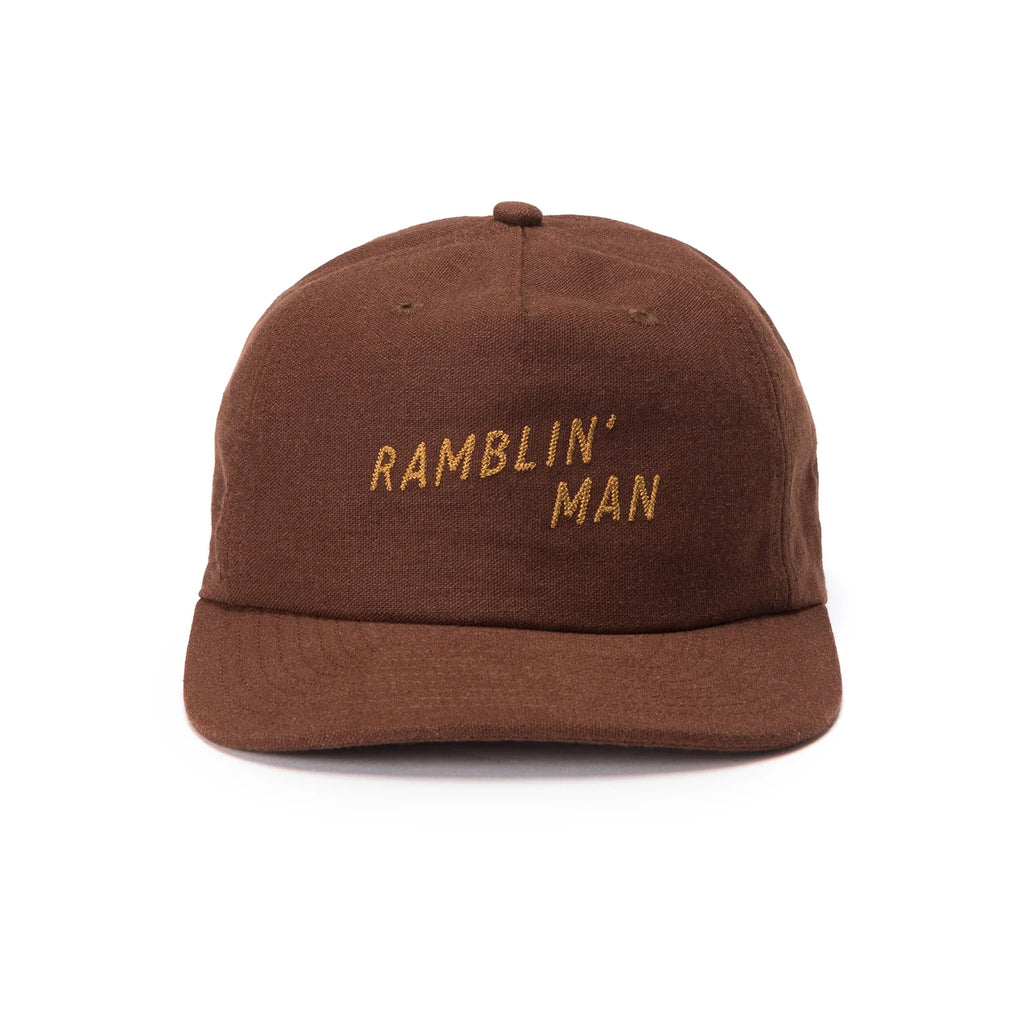 Seager Hat Ramblin Man Hemp Snapback Brown