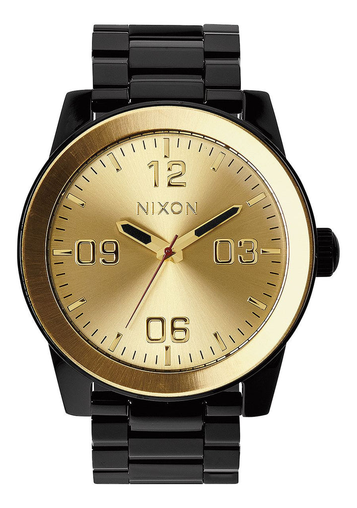 経典ブランド NIXON CORPORAL NA243001-00 キャンバス×本革 - メンズ