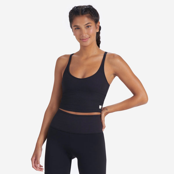 Vuori Womens Tank Top Rib Crop